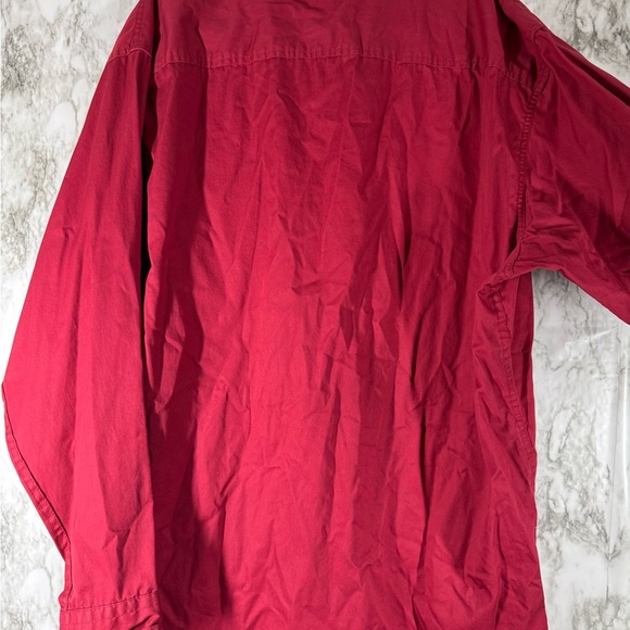 Red Head Brand Co. Men’s XL Red Long Sleeve Work Shirt Button Down - Picture 2 of 4